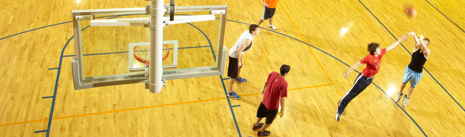 the Recreation Center court