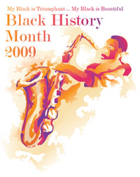 Black History Month 2009 logo