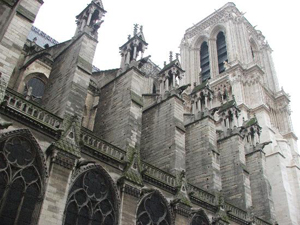 Notre Dame Cathedral wall