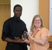 2010-2011 Outstanding Black Student Leadership Award winner, Ayodeji “DJ” Daramola