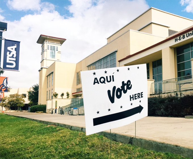 Early voting at UTSA Main Campus for May 4 election ends today