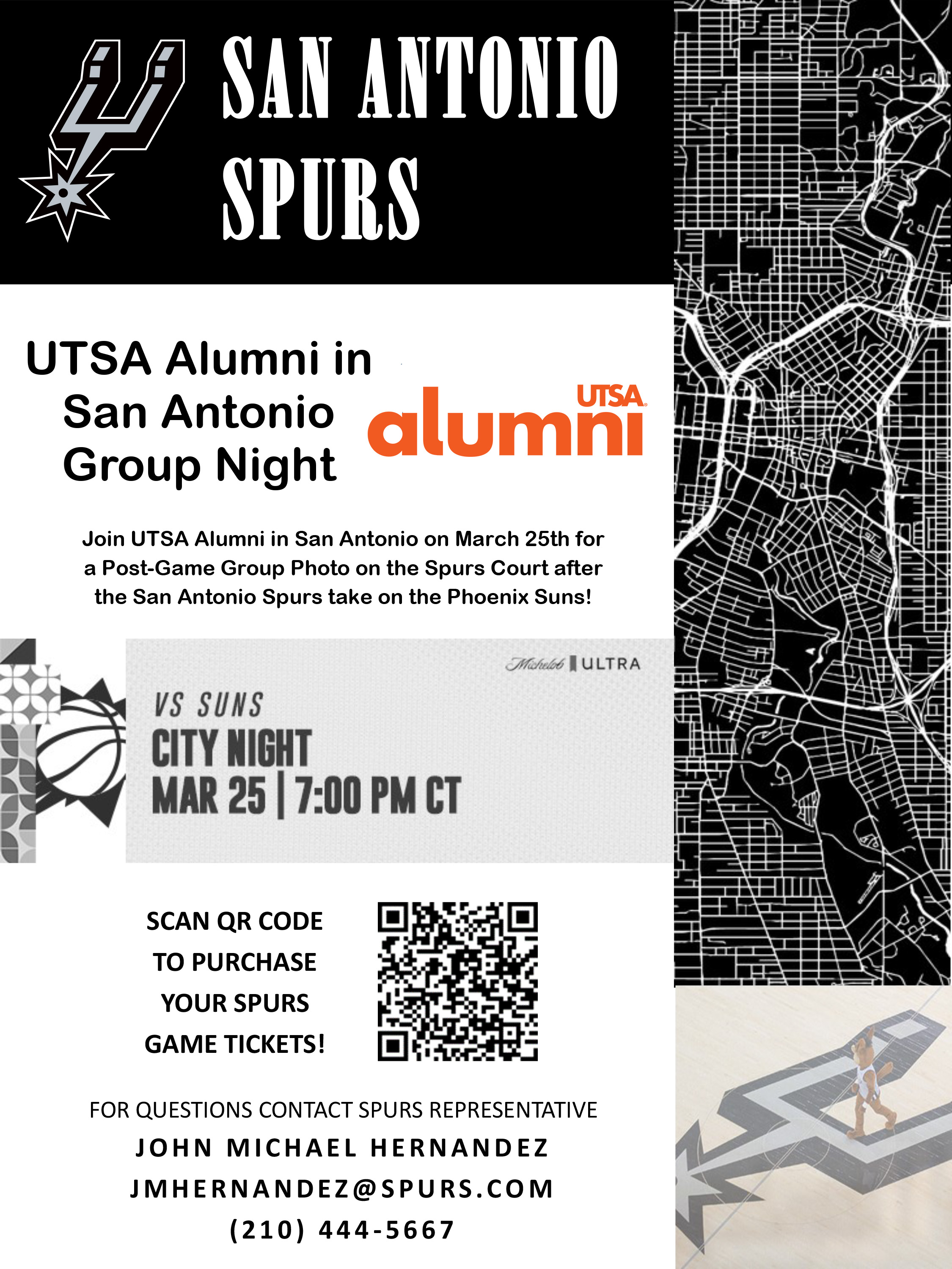 UTSA Alumni Night at the Spurs