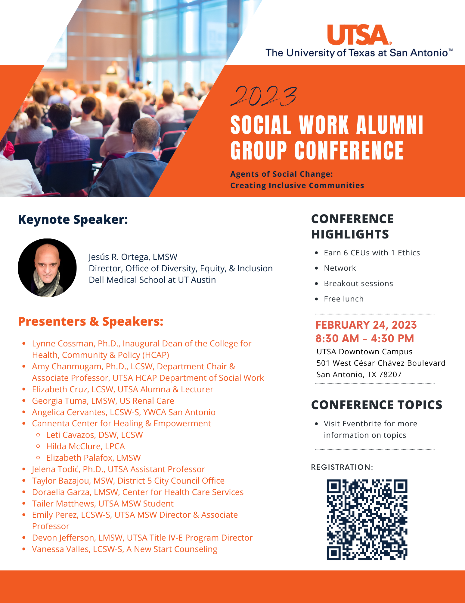 Social Work Alumni Group Conference Black History Month UTSA