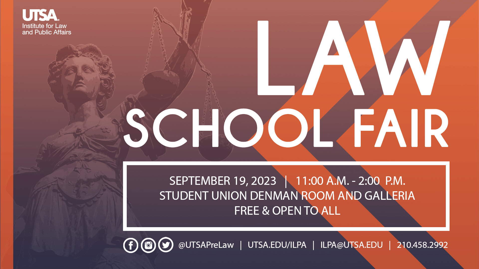 Pre Law Events The Institute for Law and Public Affairs UTSA