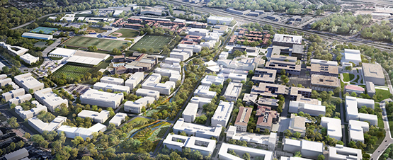 Aerial view of UT San Antonio Main Campus