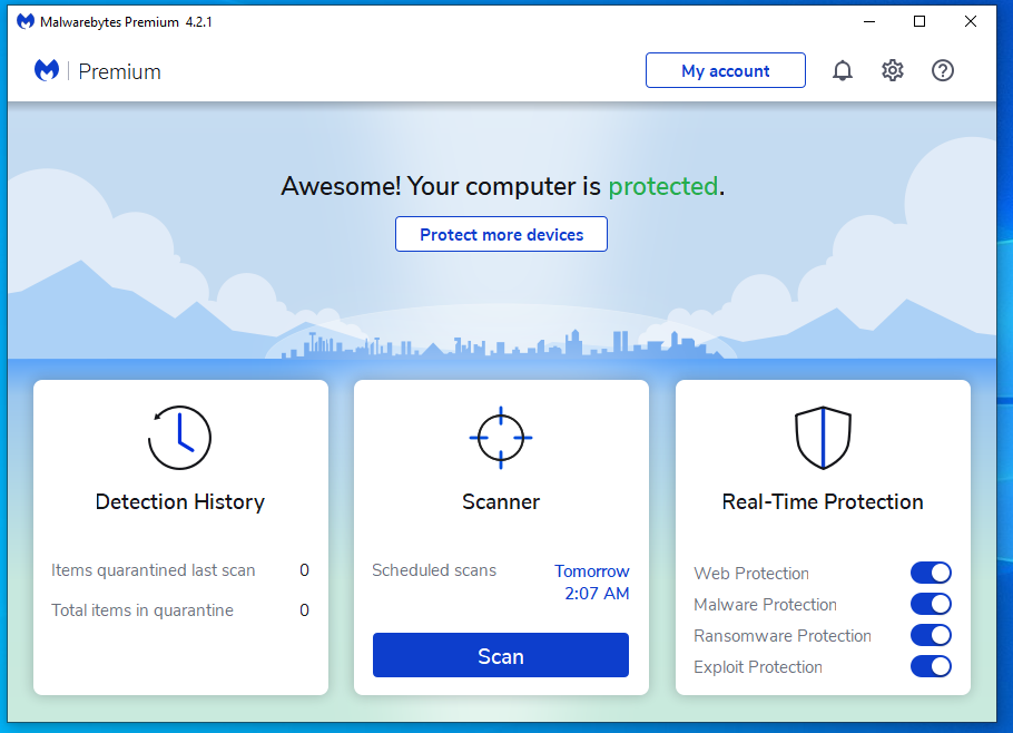 Malwarebytes instal the new for android