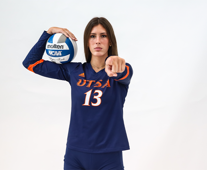 UTSA Volleyball's Miranda Putnicki inspired by university’s rapid trajectory