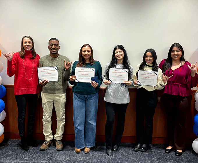 UTSA staff celebrate graduates of inaugural Business Affairs Communications Academy