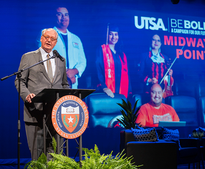 President Eighmy highlights bold opportunities ahead at 2024 State of the University address